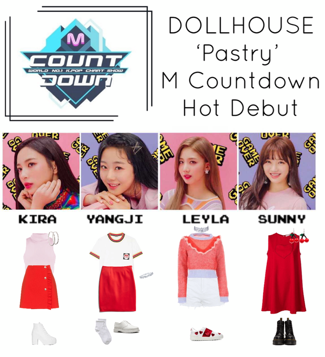 {DOLLHOUSE} M Countdown ‘Pastry’ Hot Debut Stage