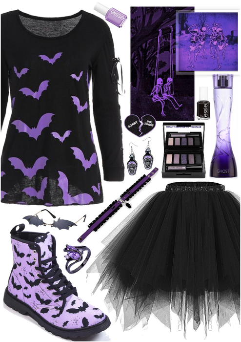 Purple and Black Halloween