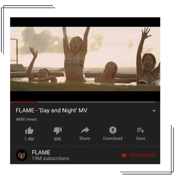 FLAME - ‘Day and Night’ MV [190719]