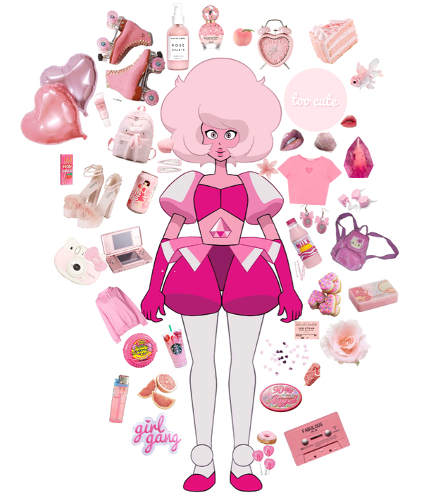 pink diamond moodboard thing