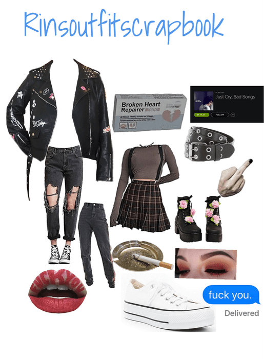 The grunge aesthetic!