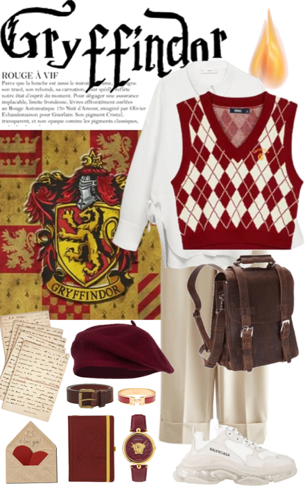 Gryffindor casual outfit