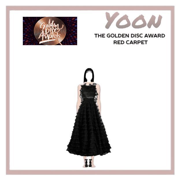 yoon on golden disc award ; red carpet