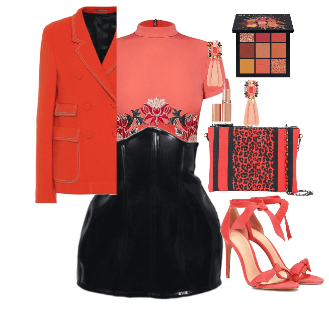 Paint The Town Coral - VDAY Outfit