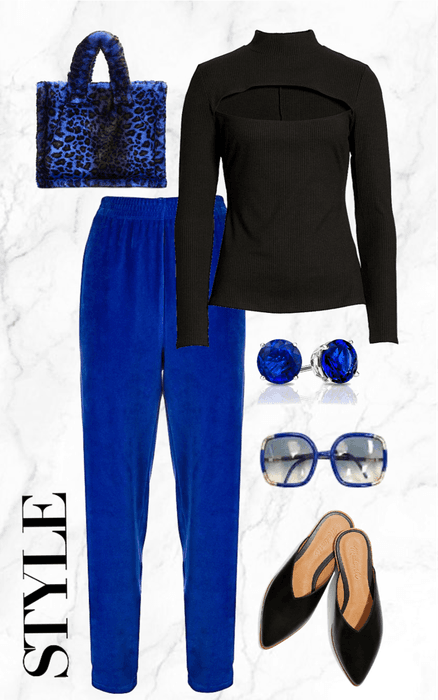 Blue and Black Keeping it Simple