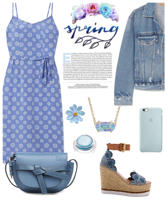 Blue Spring Dress