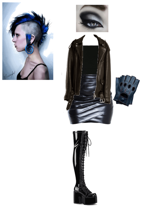 Goth/Punk outfit