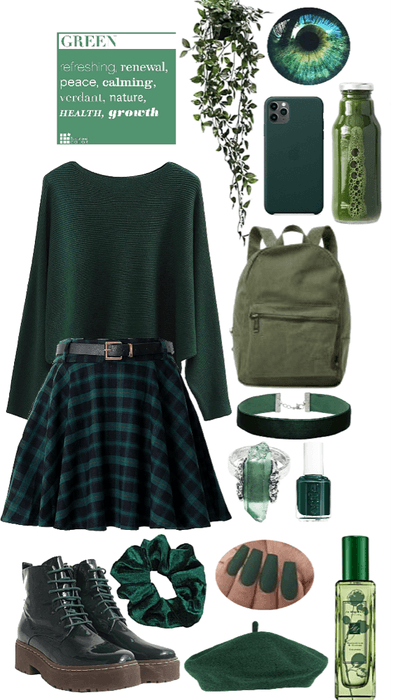 winter monochrome-green