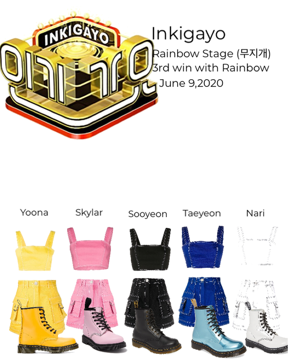 Inkigayo Rainbow 3rd win