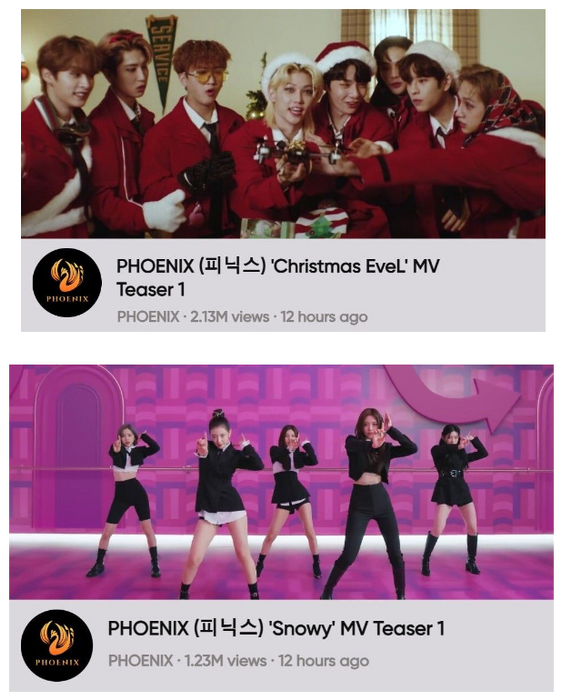 PHOENIX (피닉스) Christmas EveL + Snowy MV Teasers