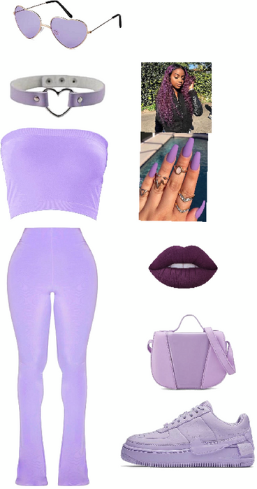 purple as a person