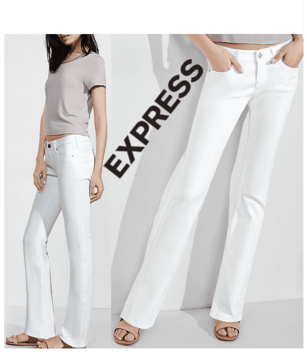 Express White denim