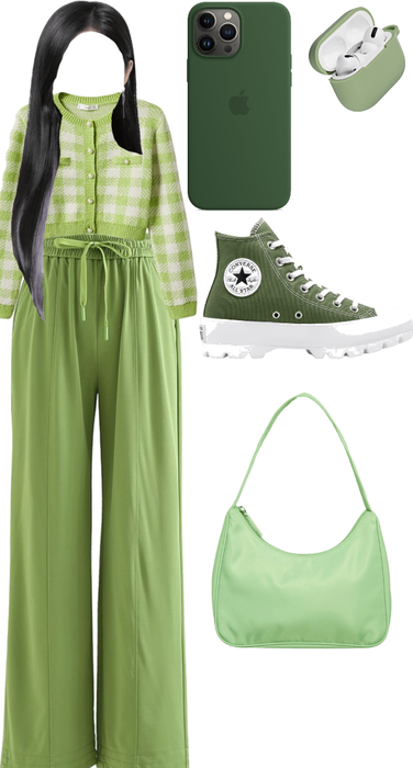 зелёная одежда