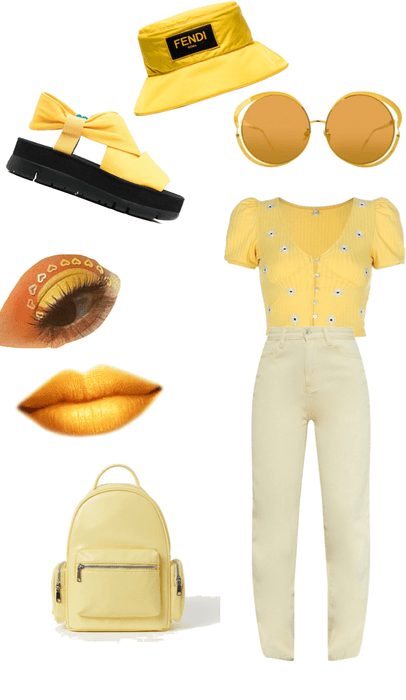 yellow outfith💛