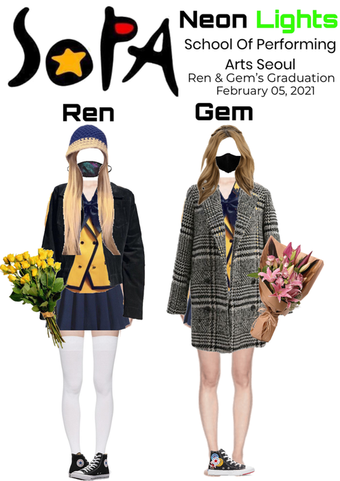 Neon Lights Ren & Gem’s Graduation