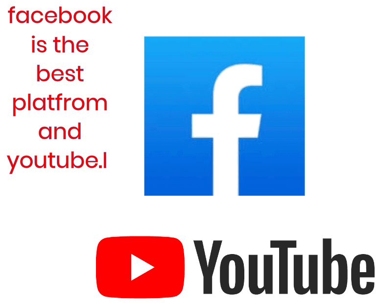 youtube and facebook