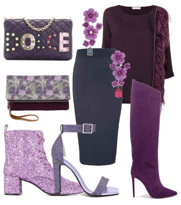 purple color for clothes