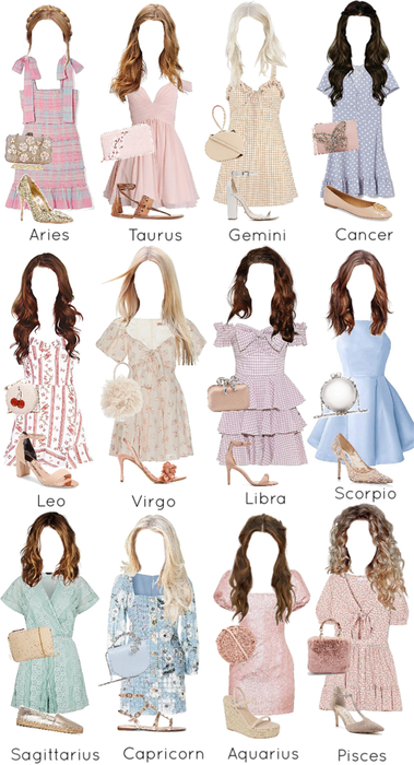 Signs as Spring Dresses