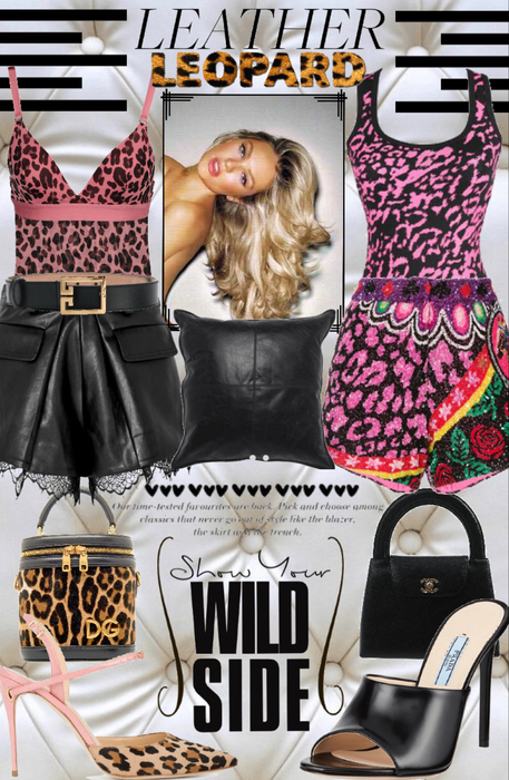 Leather & Leopard Look