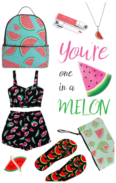 Summer watermelon outfit