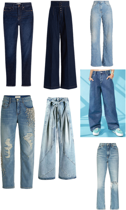 calças jeans nos 7 estilos criativos