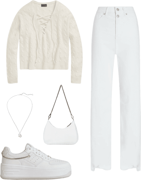 WHITE SIMPLE STYLE