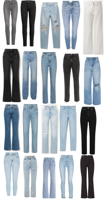 shopping jeans with mom/sis/dawn