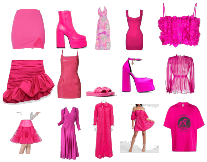 all hot pink