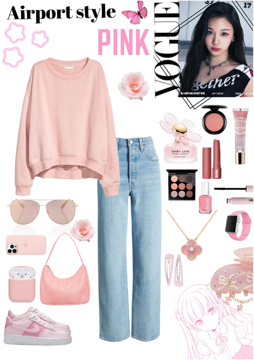 airport style💗 pink 💗