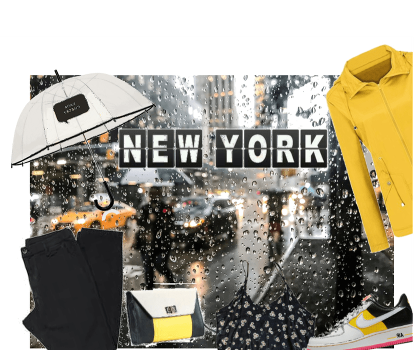 New York in the rain- made by my mom