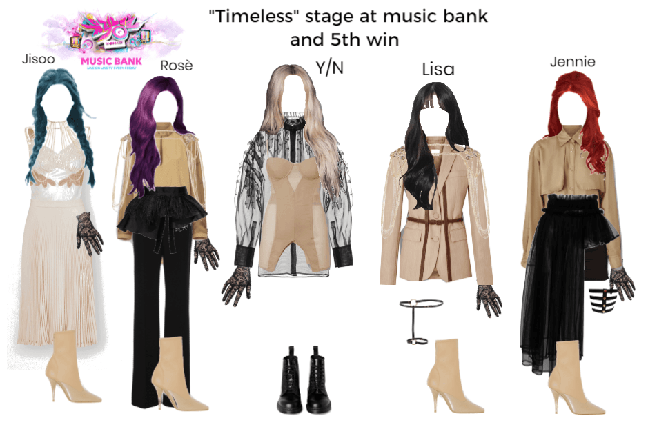 "Timeless" stage at music bank and 5th win