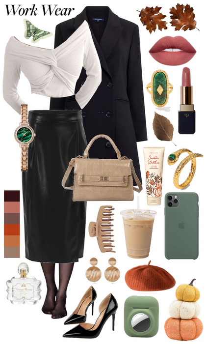 Chic Office Elegance: Women's Fall Inspired Work A