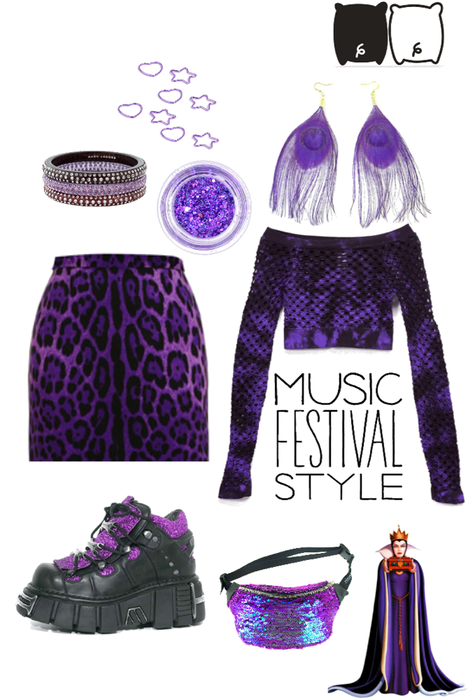 Disney Evil Queen Inspired Festival Outfit