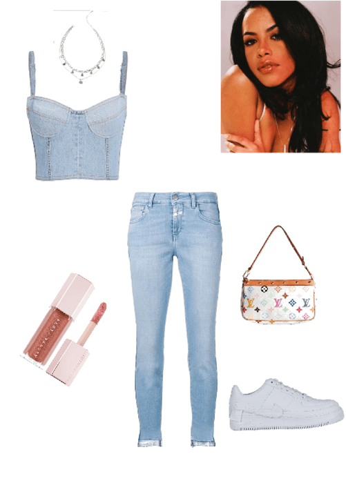 Aaliyah early 2000’s inspired outfit
