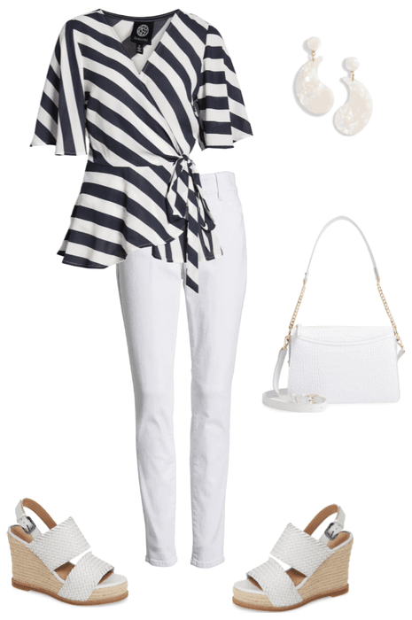 Spring Outfit-White Jeans