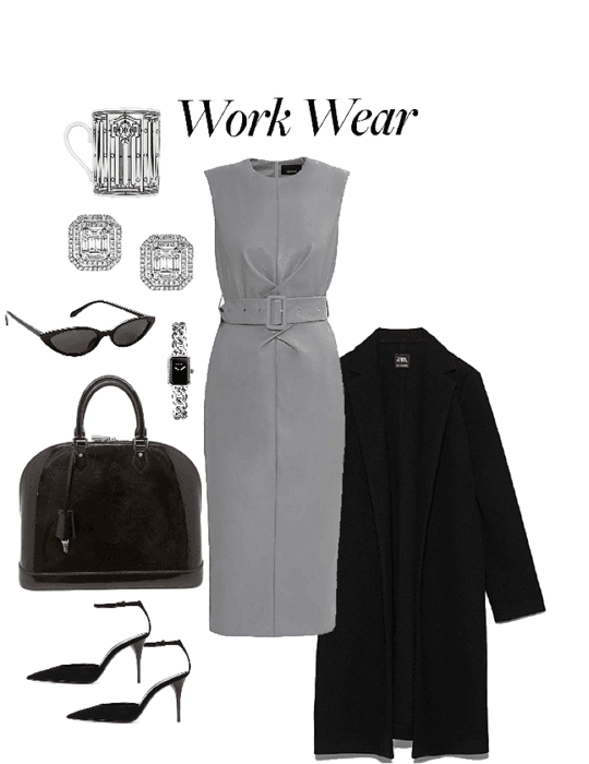 Grey Office Outfit