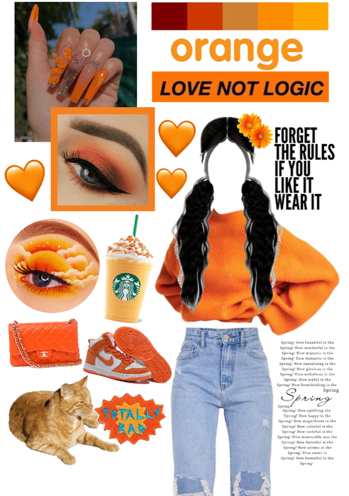 orange aesthetic🧡🍑🍊🎃