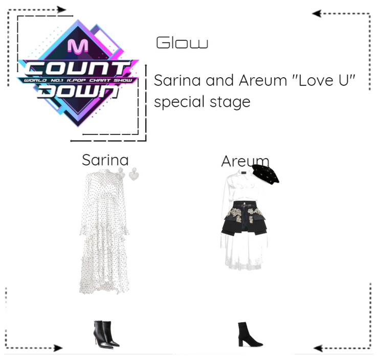 Glow Sarina and Areum "Love U" special stage