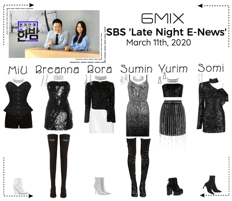 《6mix》SBS 'Late Night E-News'