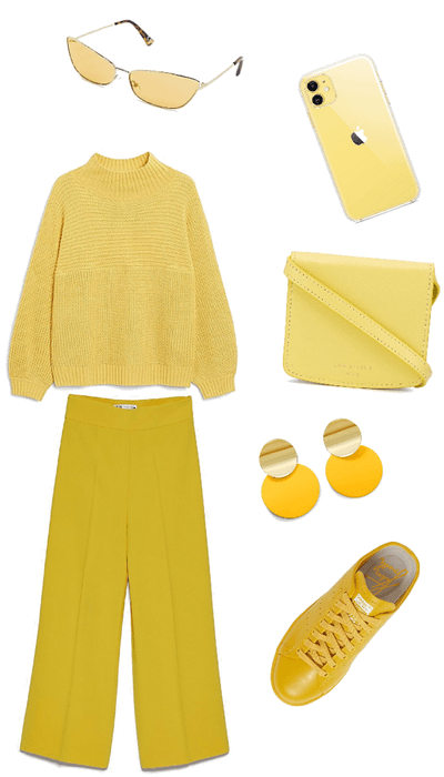 Yellow outfit