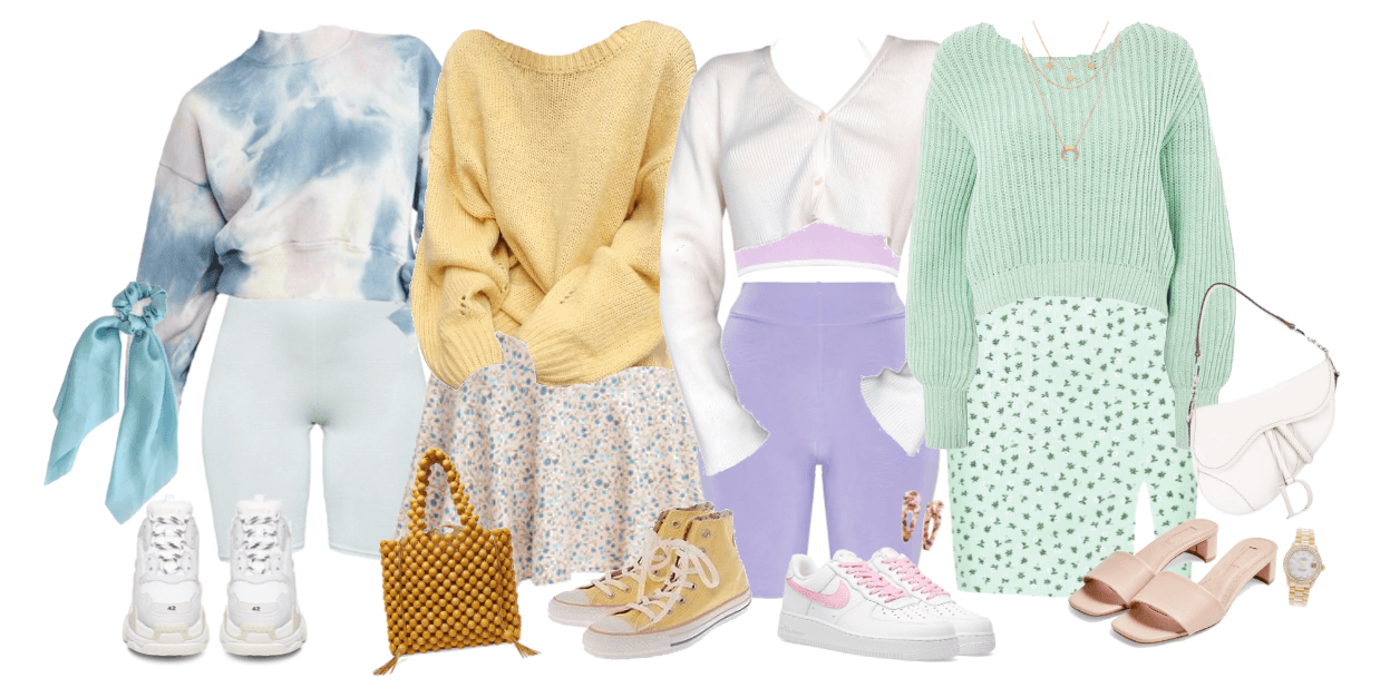 another pastel lookbook: comfy cute!