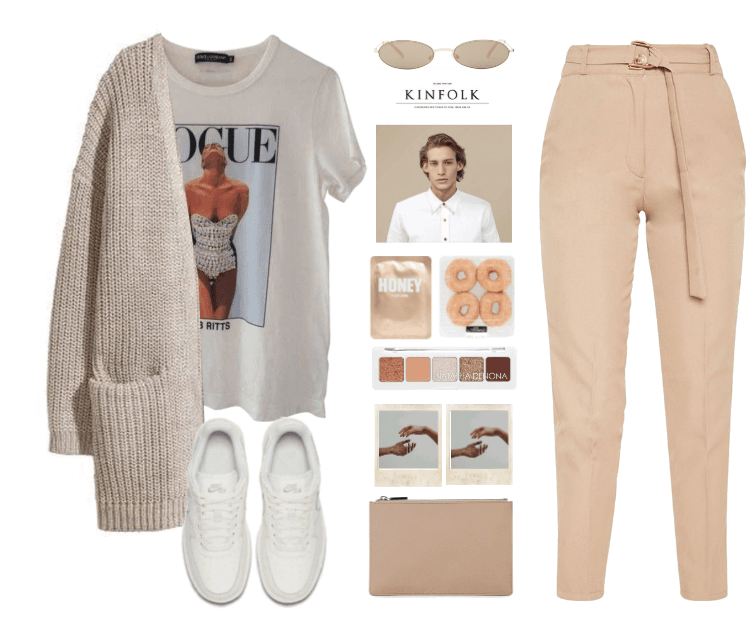 beige outfit
