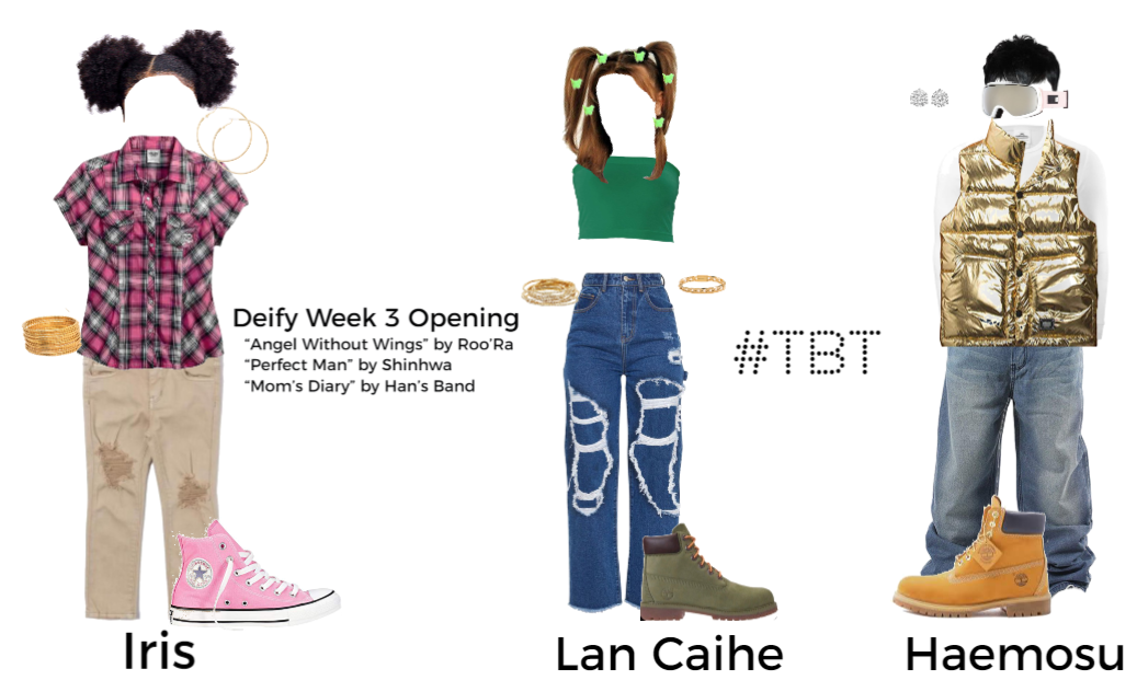 #TBT Iris, Lan Caihe, & Haemosu Week 3 Deify Looks