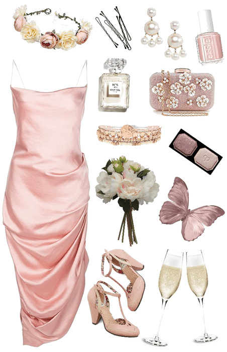 pink and champagne