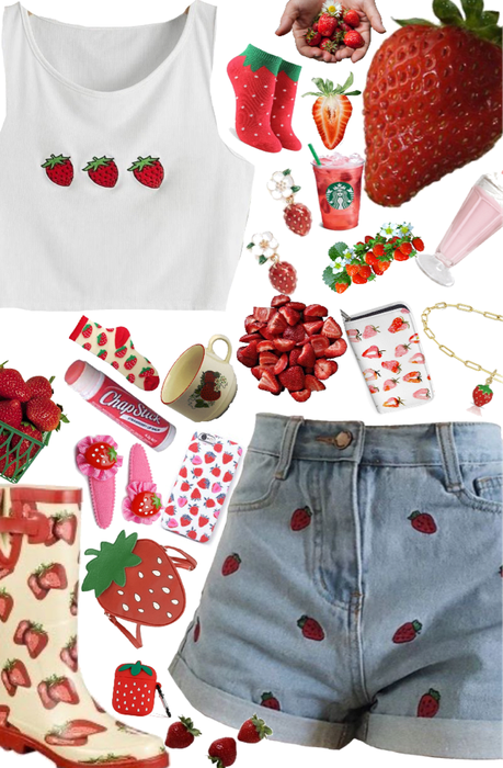 Strawberry🍓|Outfit #7 based off of fruit