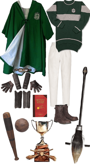 My Slytherin Quidditch Uniform