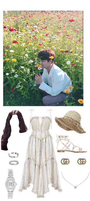 flower viewing with Kai