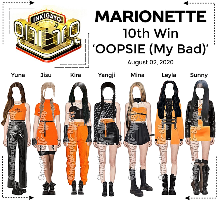 MARIONETTE (마리오네트) [INKIGAYO] ‘OOPSIE (My Bad)’ | 10th Win