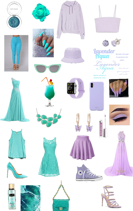 Lavender & Aqua