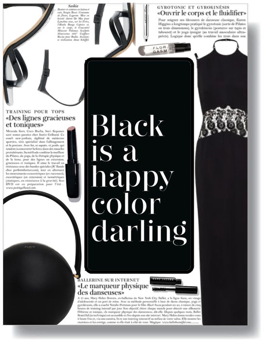 elegant in black 🖤